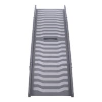 Ramp, 3-Way Foldable, Plastic 39 X 150cm Grey