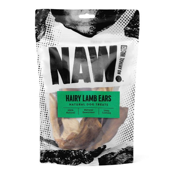 NAW Lamb Ears with Hair 100g