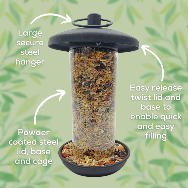 Copdock Mill Twist & Release Steel Seed Feeder Small (6/case)