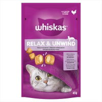 Whiskas Relax & Unwind Cat Treats 8x45g 462283