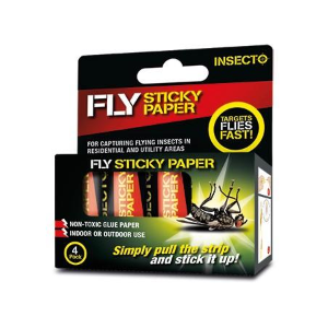 Insecto Fly Papers 4 pack  (024)