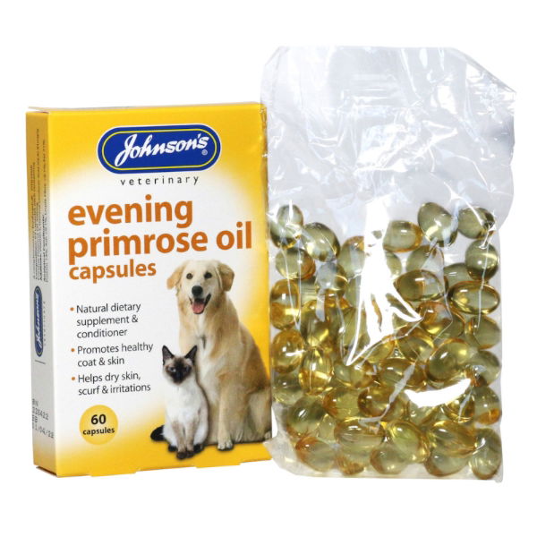 Evening Primrose Oil Capsules For Dogs & Cats x6