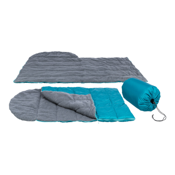 Sleeping bag 70x95 cm petrol/grey