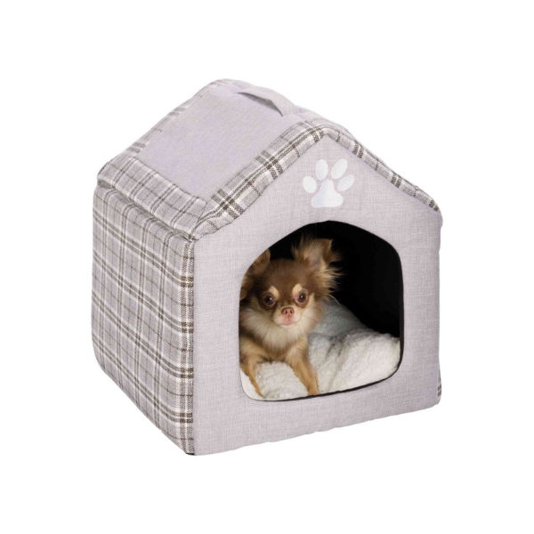 Silas Cuddly Cave 40x45x40cm Grey/Cream