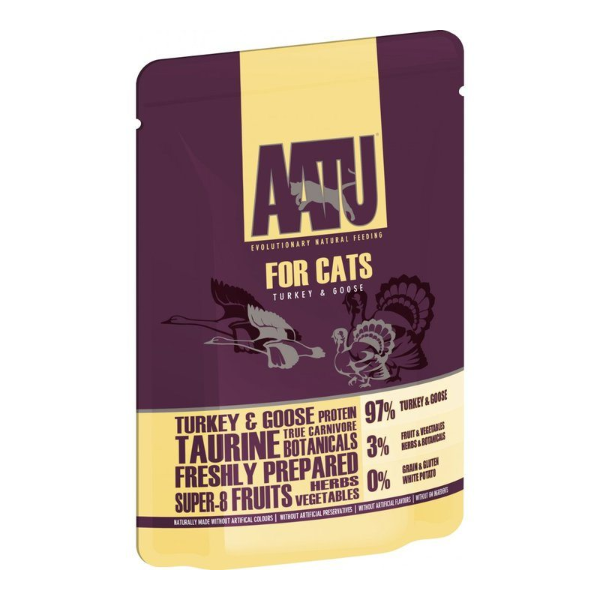 Aatu Cat Pouch Turkey & Goose  10x85gm