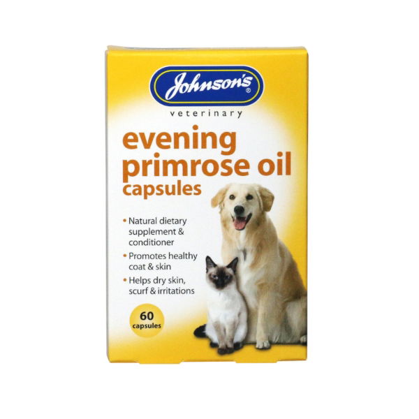 Evening Primrose Oil Capsules For Dogs & Cats x6