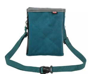 Twin snack bag 15x18x2.5 cm, petrol S