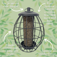 Copdock Mill Twist & Release Squirrel Resistant Sunflower Heart Feeder (4/case)