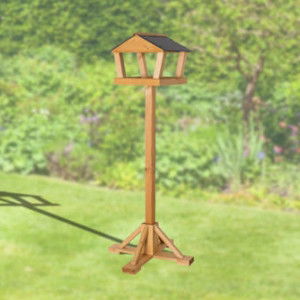 J&J Dartington Bird Table  Slate roof  Boxed