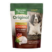 Natures Menu Pouch Adult Light Chicken & Rabbit 8x300g