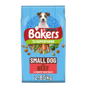 Bakers Complete Small Dog Beef  4 x 2.85 kg  12511831