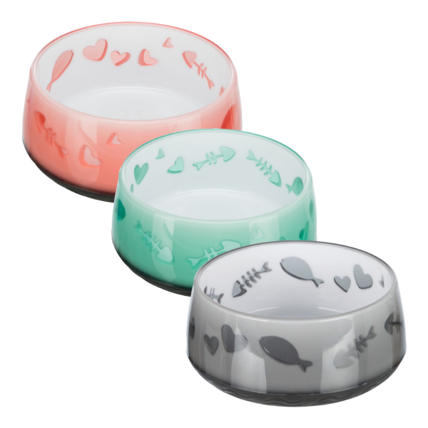 Lovely Cat Bowl Plastic 0.3l/12cm