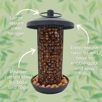 Copdock Mill Twist & Release Steel Peanut Feeder Sml (6/cs)