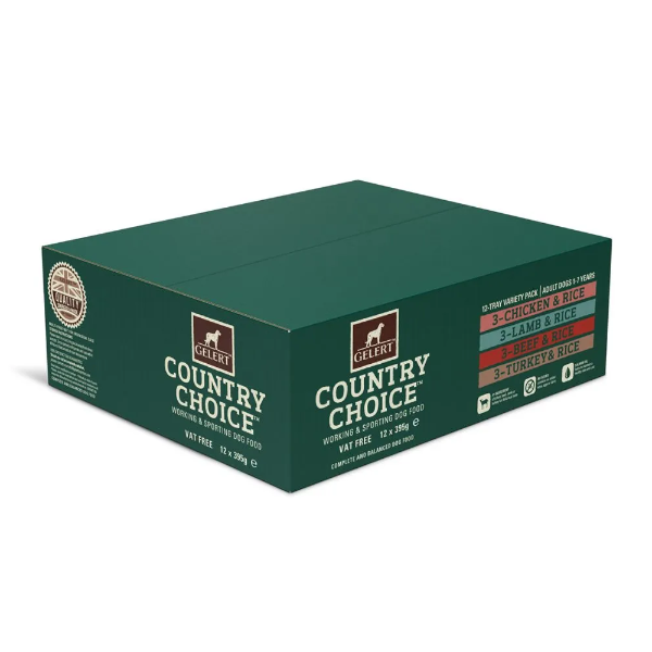 Gelert Country Choice Tray Variety 12 x 395g