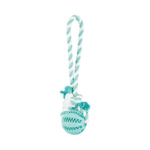 Denta Fun Natural Rubber Ball On A Rope  7cm/24cm