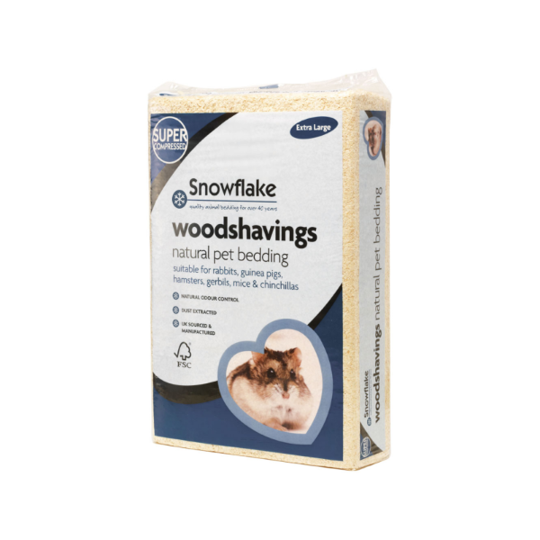 Snow Flake Pet Woodshavings X Lge aprox 7.5kg