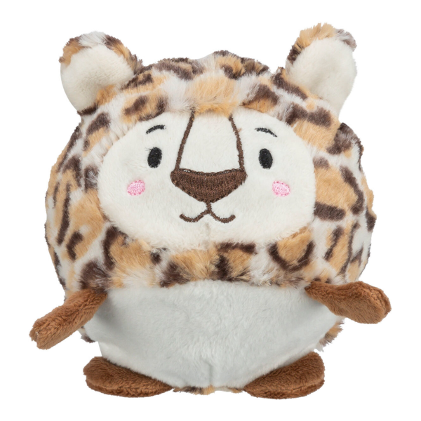 Leopard Ball Plush/Rubber 13cm (002)