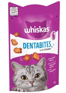 Whiskas Dentabites Chicken 8 x 50g