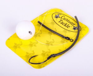 White Polyball Livebait Rig Size 2/0 45lb Mono Barbed