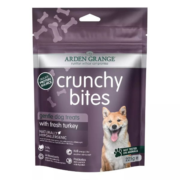 Arden Grange Crunchy Bites Turkey 10x225g