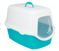 VicoOpen TopLitter Tray Hood 40X40X56cm Blue-Grey/White  S