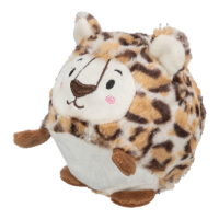 Leopard Ball Plush/Rubber 13cm (002)