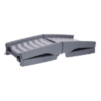 Ramp, 3-Way Foldable, Plastic 39 X 150cm Grey