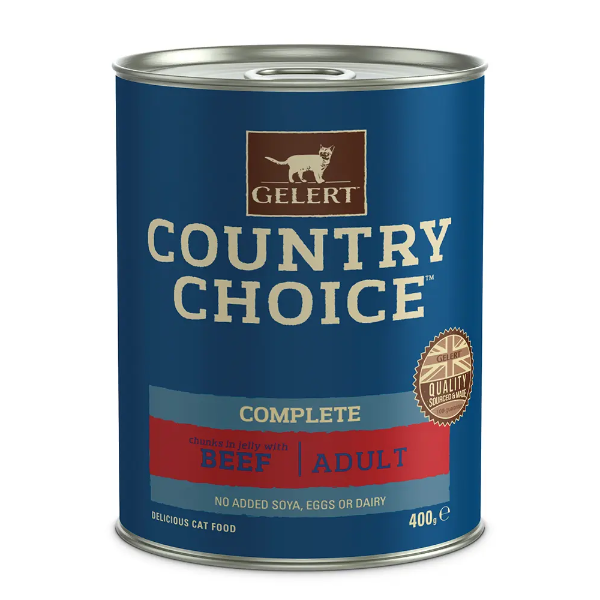 Gelert Country Choice Cat Chunks  CIJ Asst  12 x 400g