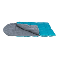 Sleeping bag 70x95 cm petrol/grey