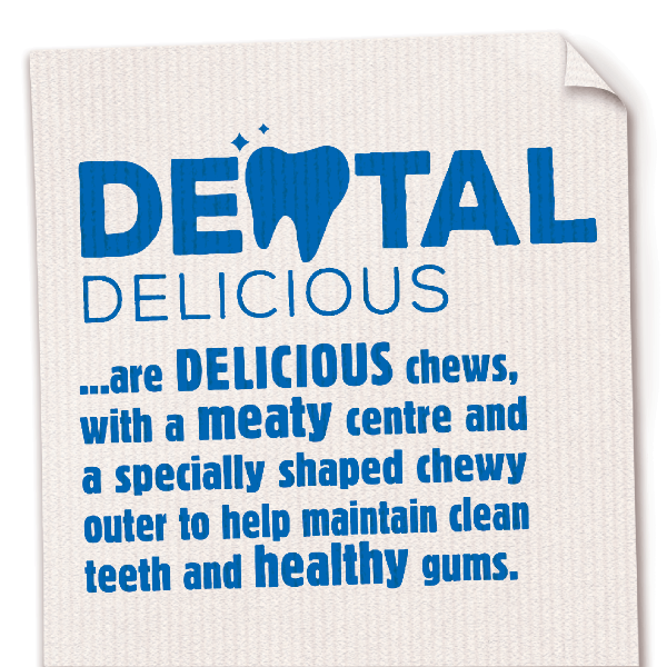 Bakers Dental Delicious Chicken Dog Treats Medium/Large - x6
