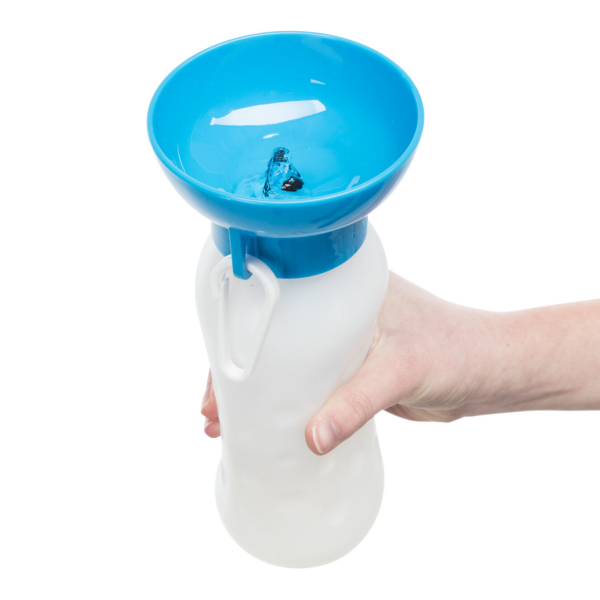 Bottle with bowl, plastic 0.55 Litre