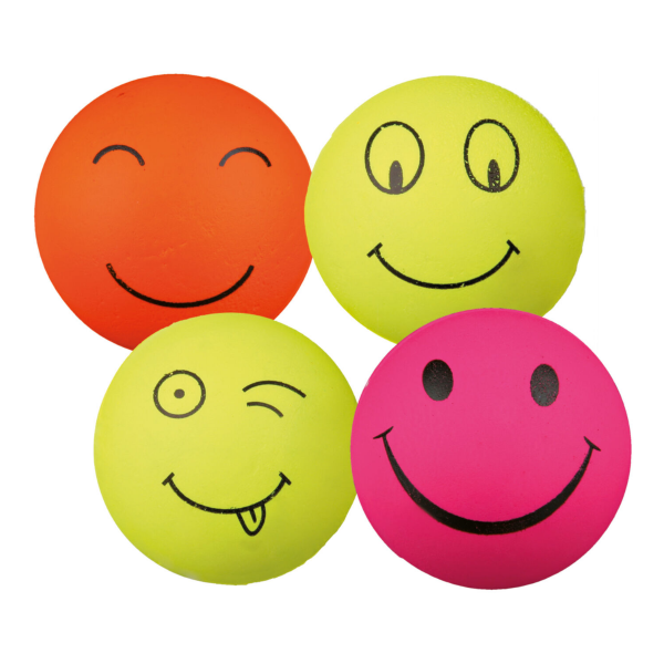 Smiley Balls Foam Rubber  6cm x 4