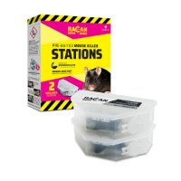 Racan Rapid Pre Baited Mouse Killer Station x 2