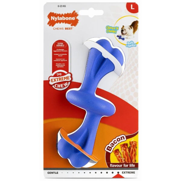 Nylabone Extreme Chew Rolley Bacon Large (006)