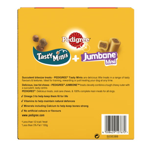 Pedigree Tasty Mini`s & Jumbone Bulk 740gm 409717