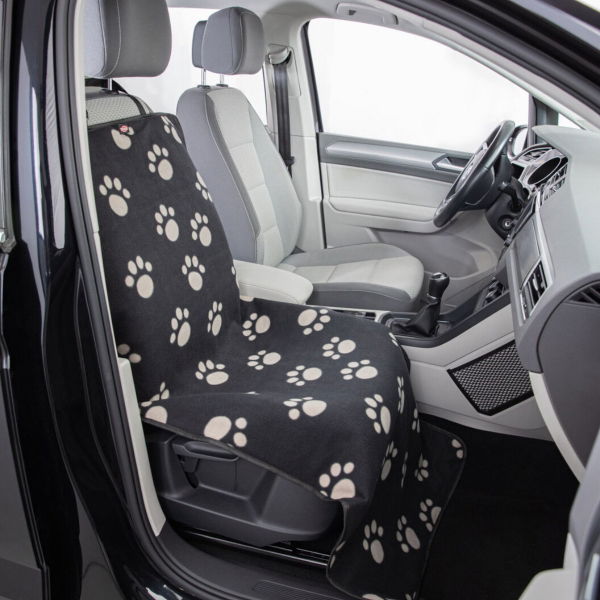 Car Seat Cover 0.65 x 1.45M Black/Beige