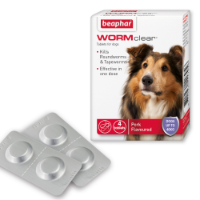 Beaphar Worm Clear Large Dog 4 tabs x6 (to 40 kg)  11795