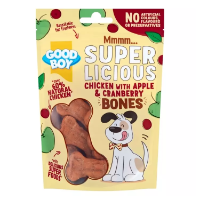 GOOD BOY Super Licious Chicken/Apple/Cran  Bones   10X100g