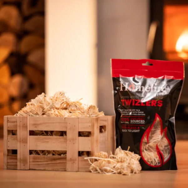 Homefire Twizlers (Wood Wool) Natural Firelighters 300g x20