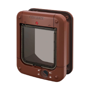 Microchip Cat Flap Brown