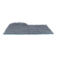 Sleeping bag 70x95 cm petrol/grey