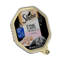 Sheba Tray Fine Flakes Salmon in Jelly 22 x 85g