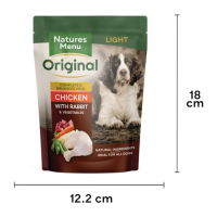 Natures Menu Pouch Adult Light Chicken & Rabbit 8x300g