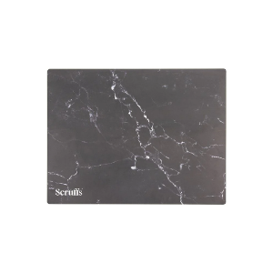 Scruffs 40 x 30cm Pet Placemat Black Marble Print  x 6