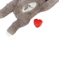 Junior Sloth Plush With Heartbeat 36166 (002)