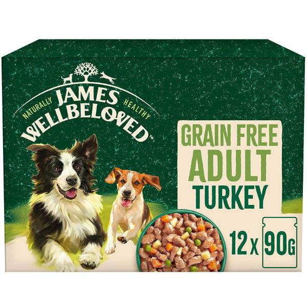 J/W Pouch Adult Turkey G/F 12x90g (004) 462966