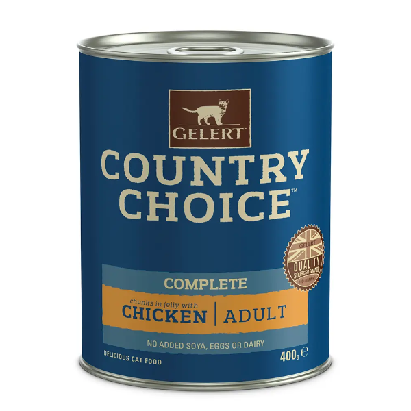 Gelert Country Choice Cat Chunks  CIJ Asst  12 x 400g