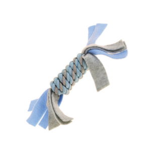 Happy Pet Little Rascals Fleecy Rope Coil Blue Pack x 3